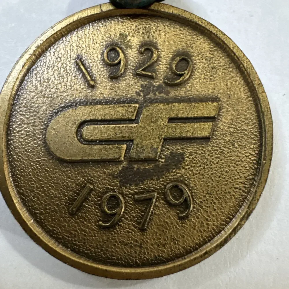 Vintage Consolidated Freightways Trucking Keychain 1929–1979 Anniversary Medal
